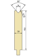 Abkantwerkzeug Typ Trumpf GWD-T016H/86°/R1,6