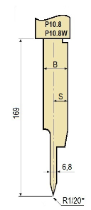 Stempel GWP-LP10.8-20°/R1/H169