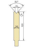 Abkantwerkzeug Typ Trumpf GWD-T010/84°/R1