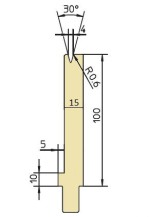 Abkantwerkzeug Typ Trumpf GWD-T004S/30°/R0,6