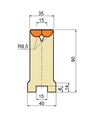 Biegewangenmatrize GDW-3304-P
